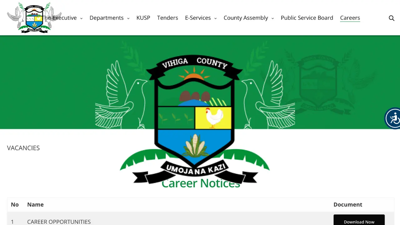 Vihiga County Government Recruitment Eligibility, Deadline & How to Apply