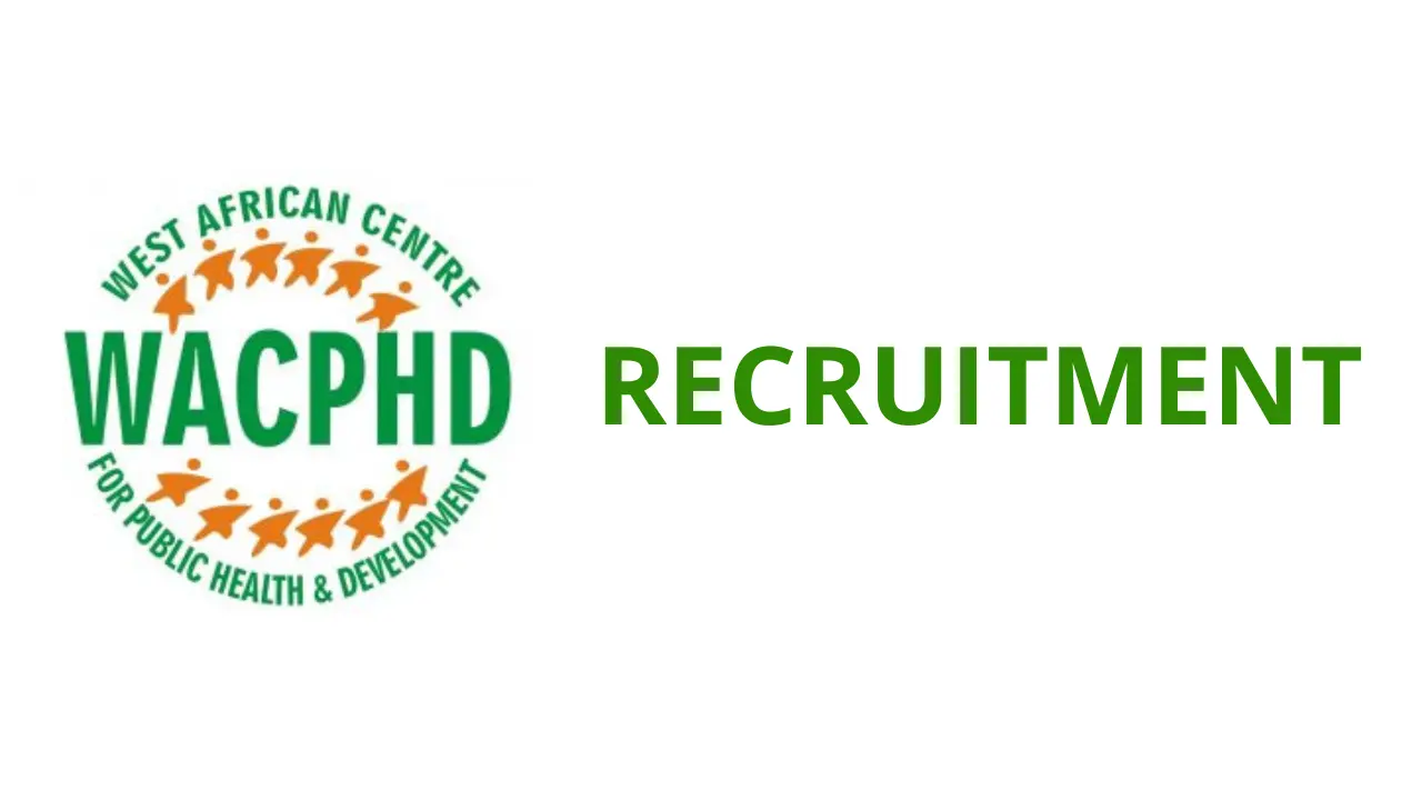 WACPHD Recruitment Open Position, Important Requirements and How to Apply