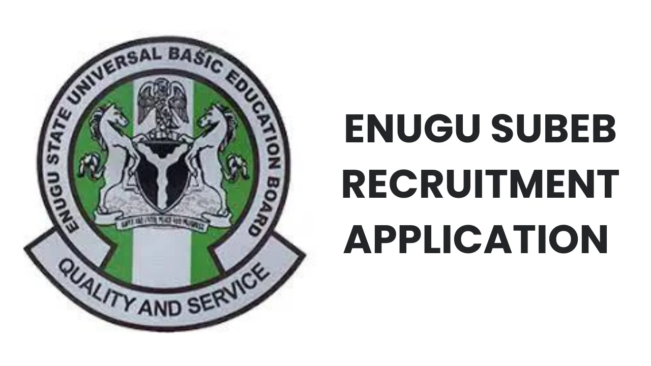 Enugu SUBEB Recruitment Application Form Portal (education.enugustate.gov.ng)