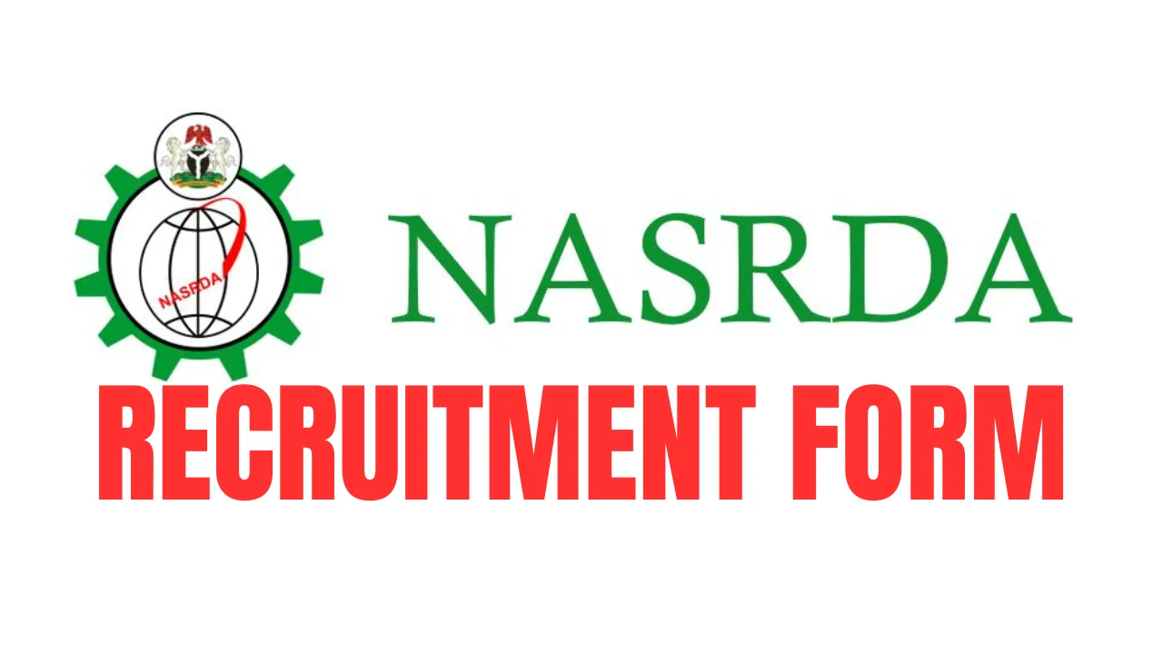 NASRDA Recruitment Application Form Portal (www.nasrdacbss.com)