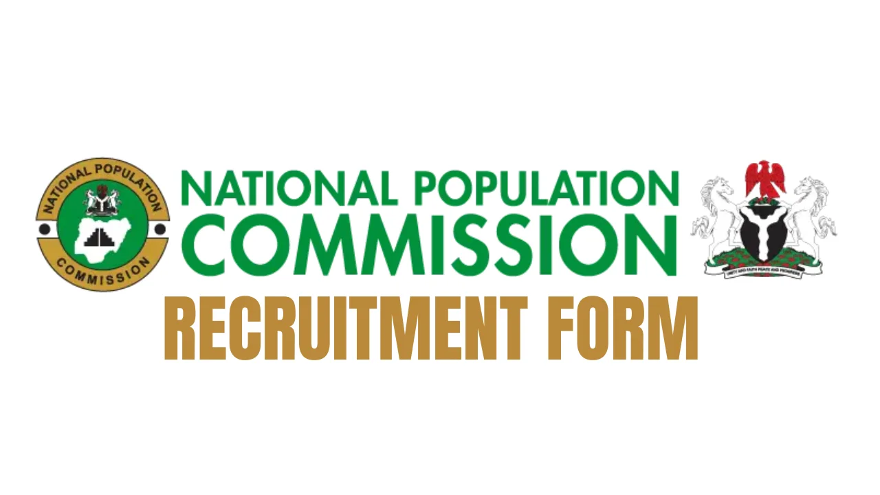 NPC Recruitment Application Form Registration Portal (www.nationalplanning.gov.ng)