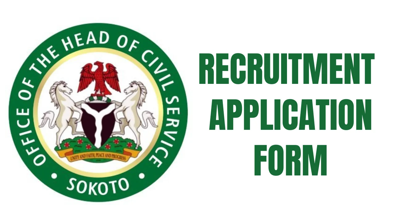 Sokoto State Civil Service Commission Recruitment Application Form Portal (www.sokotostate.gov.ng)