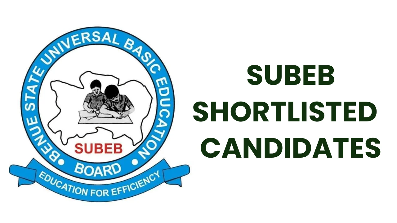 Benue SUBEB Shortlisted Candidates PDF Download