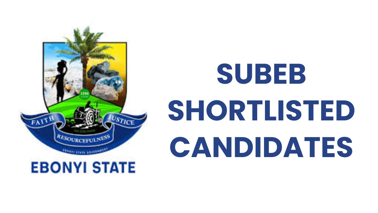 Ebonyi SUBEB Shortlisted Candidates PDF Download